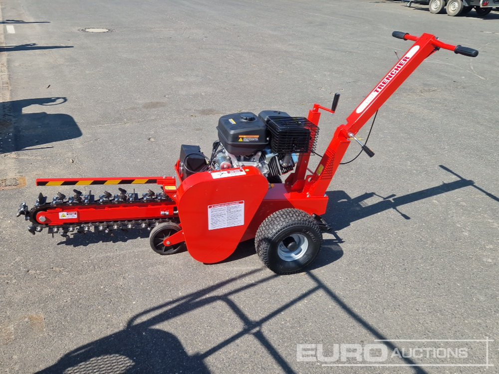 Unused Walk Behind Trencher - Colocadora de tubagem: foto 1 Unused Walk Behind Trencher - Colocadora de tubagem: foto 1