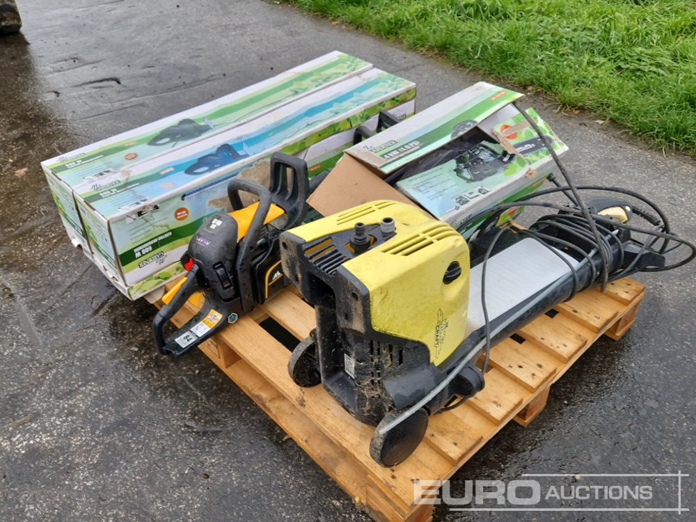Various Garden Tools, Pressure Washer, Petrol + Electric Chainsaws, Electric Hedge Trimmer - Equipamento de construção: foto 5 Various Garden Tools, Pressure Washer, Petrol + Electric Chainsaws, Electric Hedge Trimmer - Equipamento de construção: foto 5