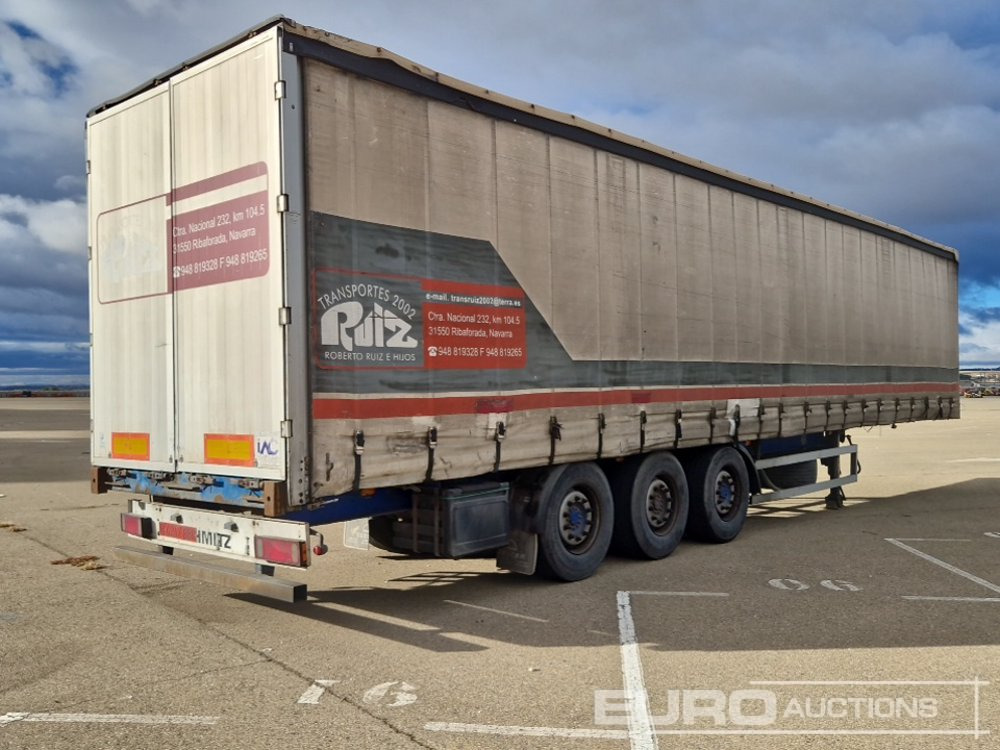2001 Trailer Profi PRSH24 3 Axle Cuartainsider Trailer (Spanish Reg Docs Available / Documentación Española Disponible) - Semi-reboque de lona: foto 3 2001 Trailer Profi PRSH24 3 Axle Cuartainsider Trailer (Spanish Reg Docs Available / Documentación Española Disponible) - Semi-reboque de lona: foto 3