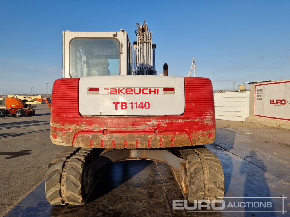 2007 Takeuchi TB1140 - Escavadora de rastos: foto 4 2007 Takeuchi TB1140 - Escavadora de rastos: foto 4