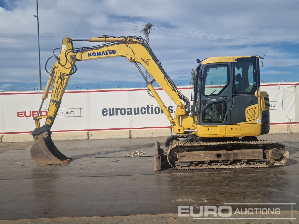 2010 Komatsu PC88MR-8 - Mini escavadeira: foto 2 2010 Komatsu PC88MR-8 - Mini escavadeira: foto 2