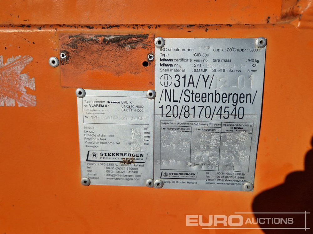 Steenbergen 3000 Litre - Depósito de armazenamento: foto 5 Steenbergen 3000 Litre - Depósito de armazenamento: foto 5