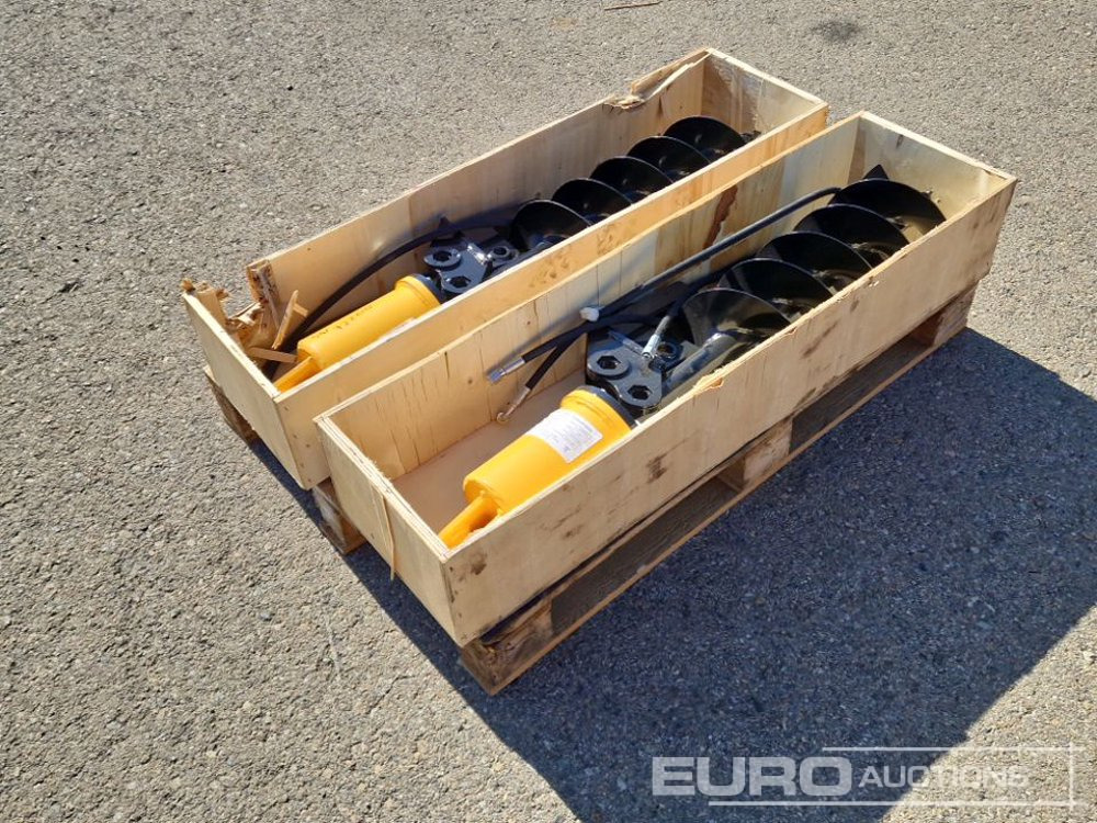 Unused KV200 Auger to suit Mini Excavator (2 of) / Ahoyador (2 of) - Perfurador de solo de Mini escavadeira: foto 5 Unused KV200 Auger to suit Mini Excavator (2 of) / Ahoyador (2 of) - Perfurador de solo de Mini escavadeira: foto 5