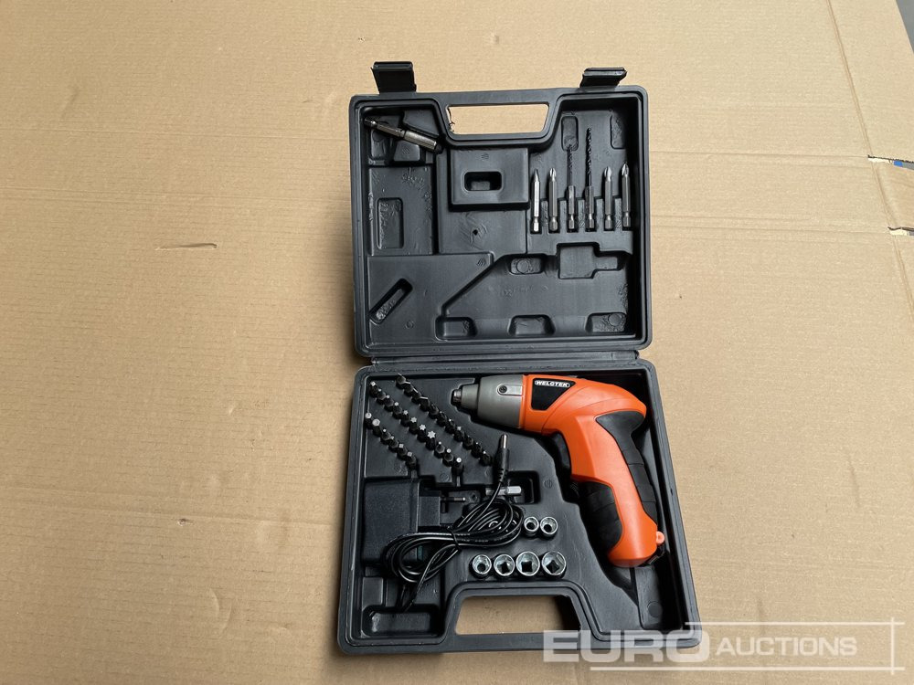 Unused Welgtek-Cube Cordless Screwdriver/ Atornillador De Bateria - Equipamento de construção: foto 1 Unused Welgtek-Cube Cordless Screwdriver/ Atornillador De Bateria - Equipamento de construção: foto 1