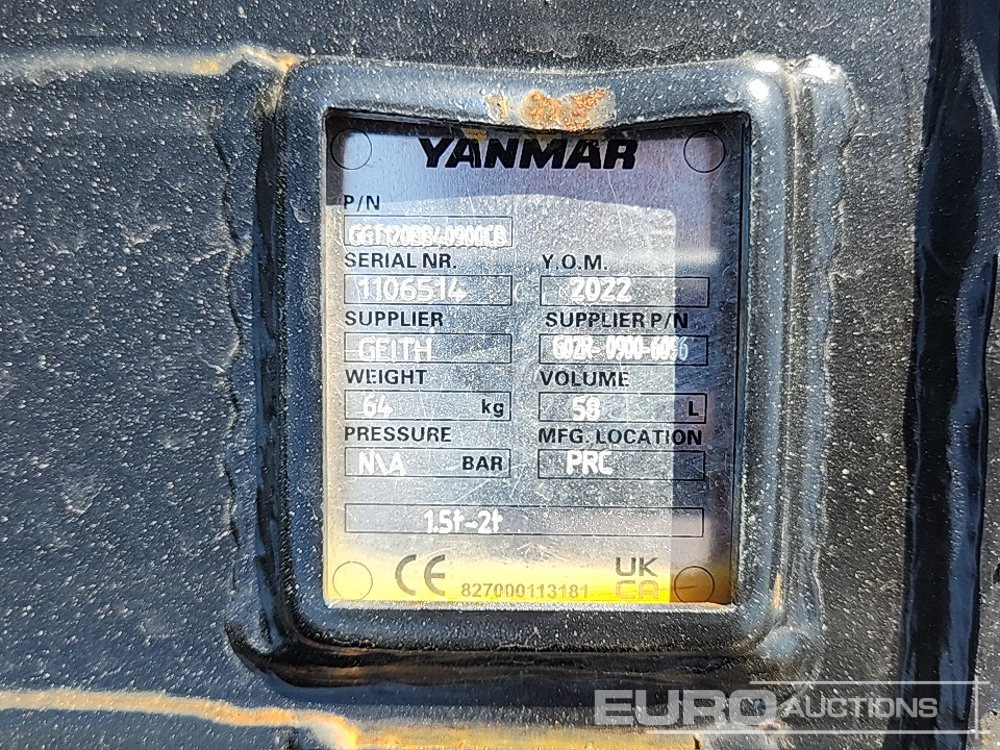 Balde nuevo Unused Yanmar G02R-0900-6096: foto 7