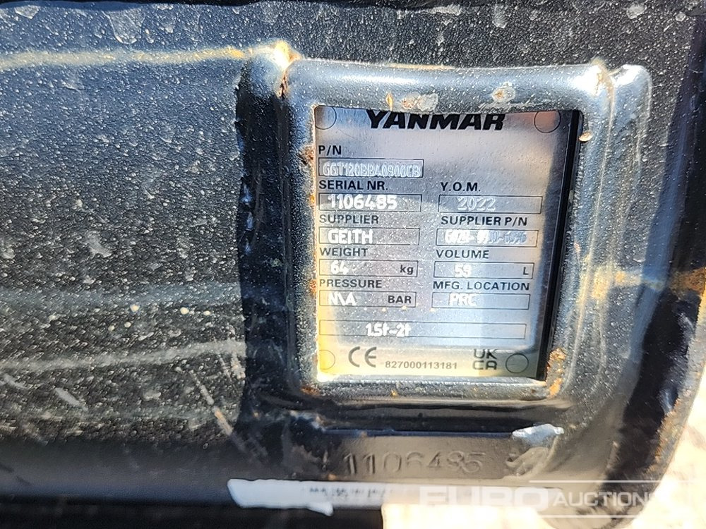 Balde nuevo Unused Yanmar G02R-0900-6096: foto 6