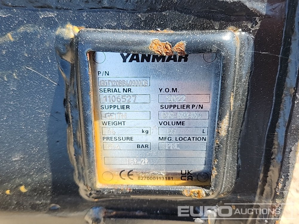 Balde nuevo Unused Yanmar G02R-0900-6096: foto 8