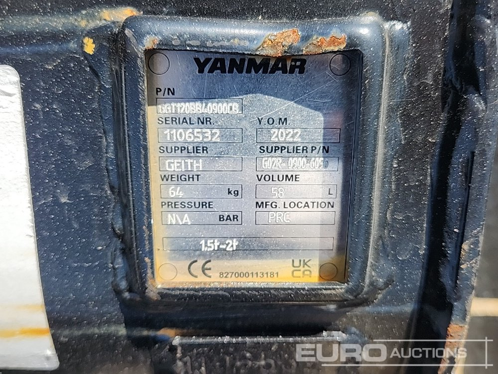Balde nuevo Unused Yanmar G02R-0900-6096: foto 7