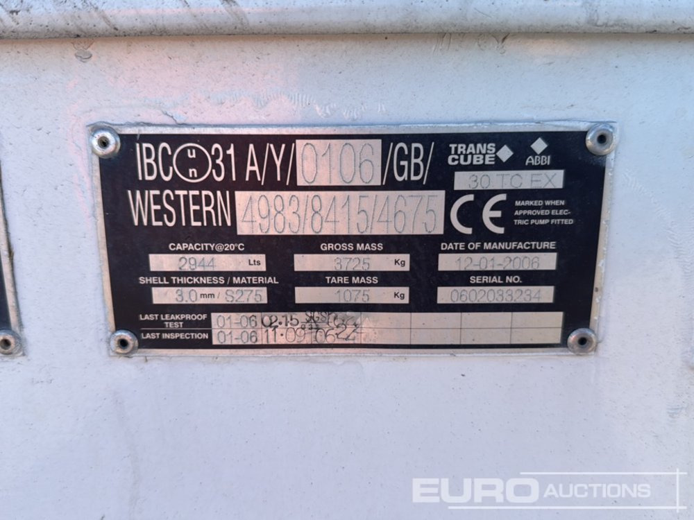 Western 3000 Litre - Depósito de armazenamento: foto 5 Western 3000 Litre - Depósito de armazenamento: foto 5