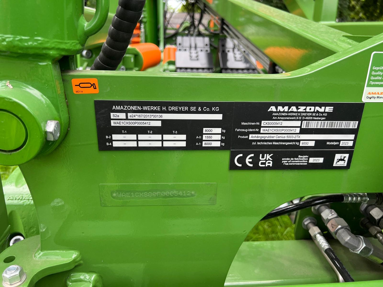 Amazone Grubber Cenius 5003-2TX - Cultivador: foto 2 Amazone Grubber Cenius 5003-2TX - Cultivador: foto 2