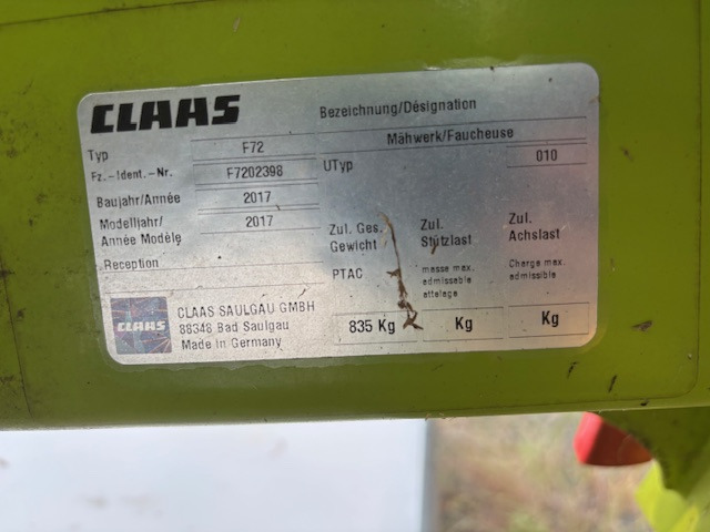 Claas Disco 3200 F Profi - Gadanheira: foto 2 Claas Disco 3200 F Profi - Gadanheira: foto 2
