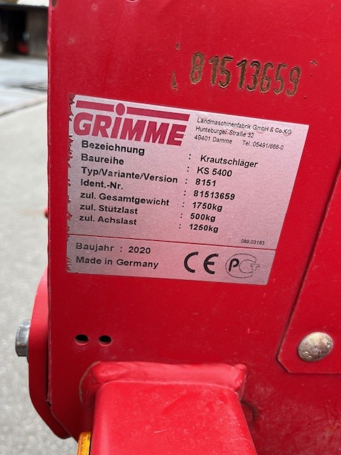 Grimme Krautschlegler KS 5400 - Colheitadeira: foto 4 Grimme Krautschlegler KS 5400 - Colheitadeira: foto 4