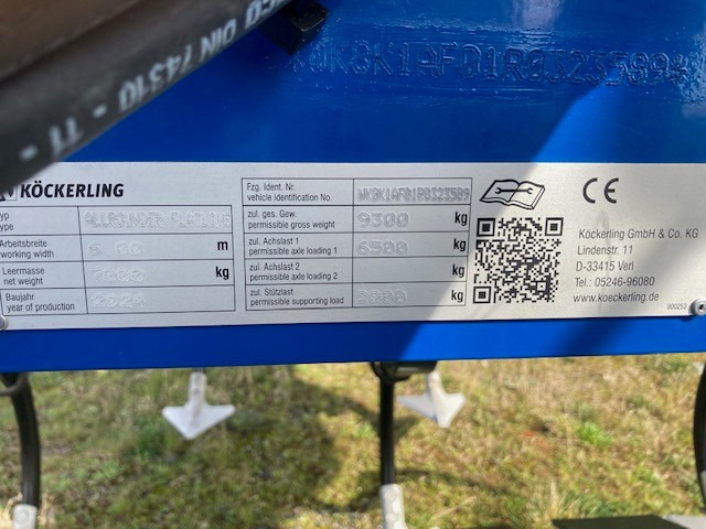 Köckerling Allrounder flatline 600 - Cultivador: foto 2 Köckerling Allrounder flatline 600 - Cultivador: foto 2