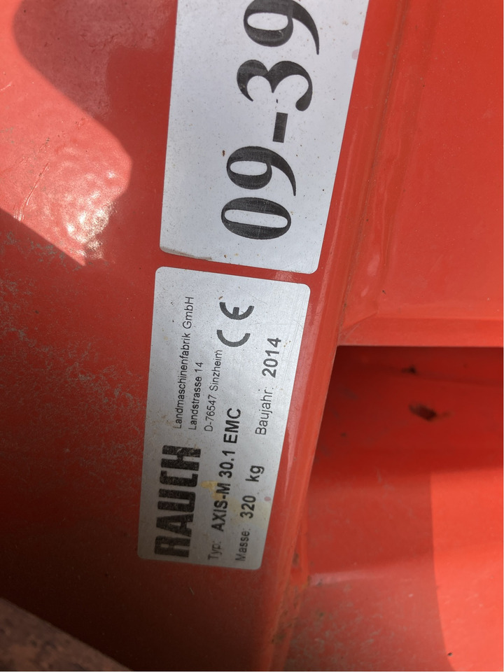 Rauch Axera Serie EMC 30.1 - Distribuidor de fertilizantes: foto 2 Rauch Axera Serie EMC 30.1 - Distribuidor de fertilizantes: foto 2