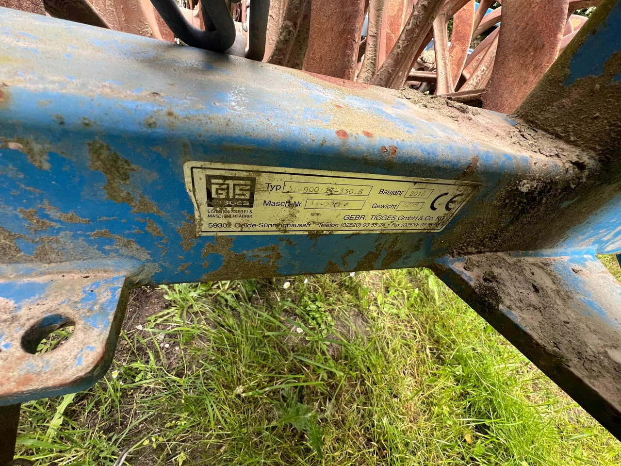 Tigges DP 900 - 330 - Rolo agricola: foto 2 Tigges DP 900 - 330 - Rolo agricola: foto 2