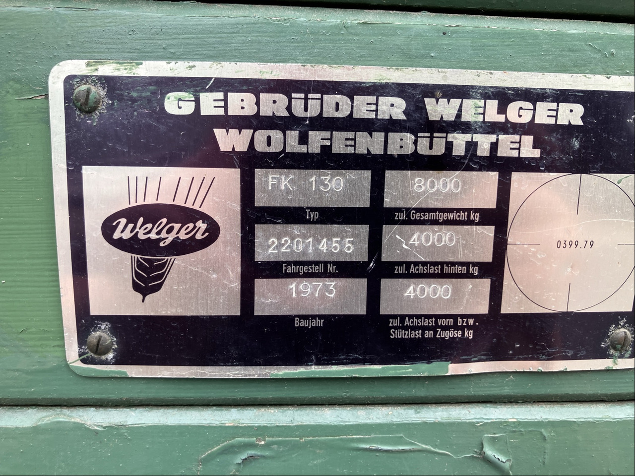 Welger FK 130 Anhänger 2-Seiten - Caminhão basculante: foto 4 Welger FK 130 Anhänger 2-Seiten - Caminhão basculante: foto 4