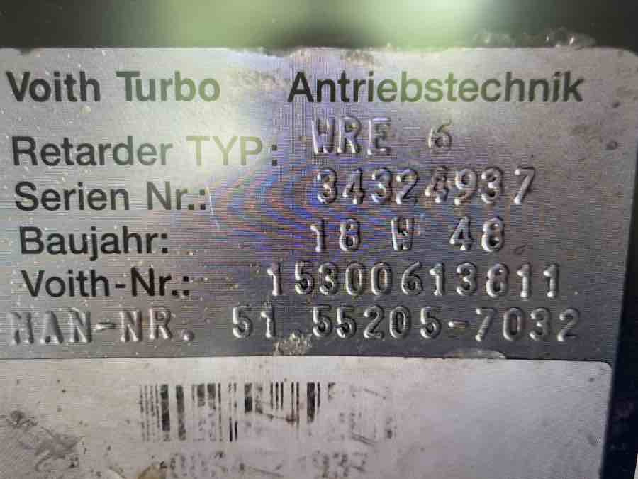 MAN ENGINE RETRADER VRE6 51.55205-7032 - Motor e peças de Caminhão: foto 3 MAN ENGINE RETRADER VRE6 51.55205-7032 - Motor e peças de Caminhão: foto 3