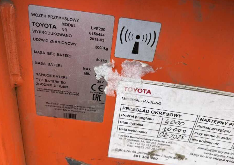 BT LPE200 - Porta-palete: foto 4 BT LPE200 - Porta-palete: foto 4