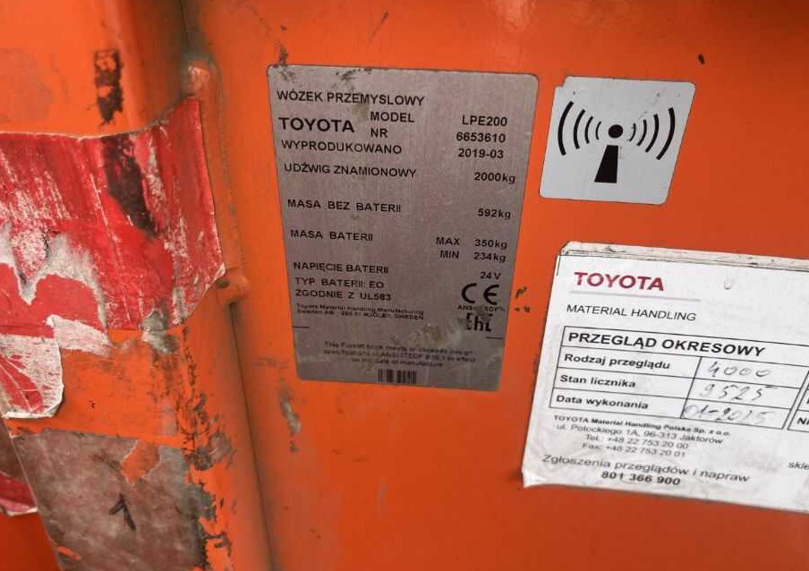 BT LPE200 - Porta-palete: foto 4 BT LPE200 - Porta-palete: foto 4