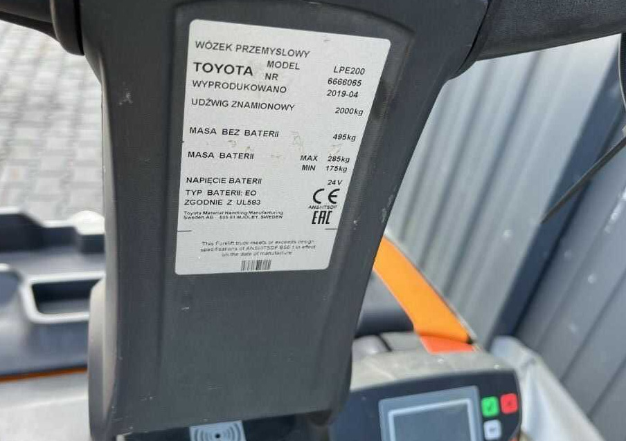 BT LPE200 - Porta-palete: foto 4 BT LPE200 - Porta-palete: foto 4