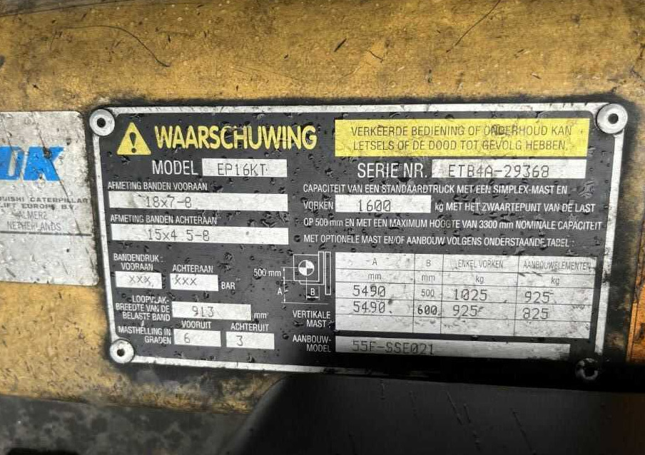 CAT Lift Trucks EP16KT - Empilhadeira elétrica: foto 5 CAT Lift Trucks EP16KT - Empilhadeira elétrica: foto 5