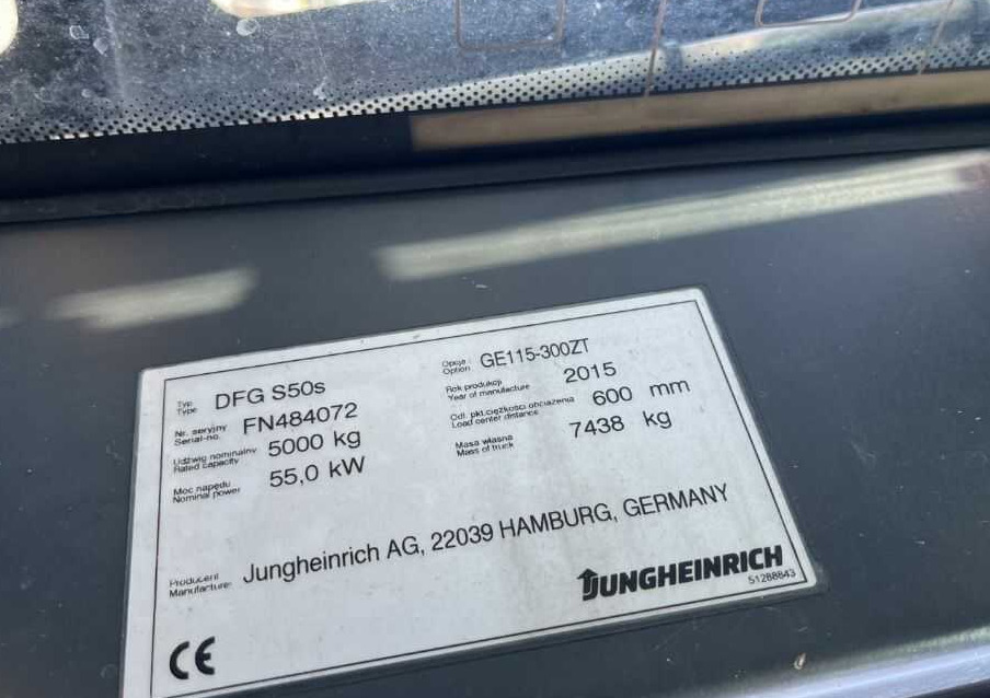 Jungheinrich DFGS50s - Empilhadeira a diesel: foto 4 Jungheinrich DFGS50s - Empilhadeira a diesel: foto 4