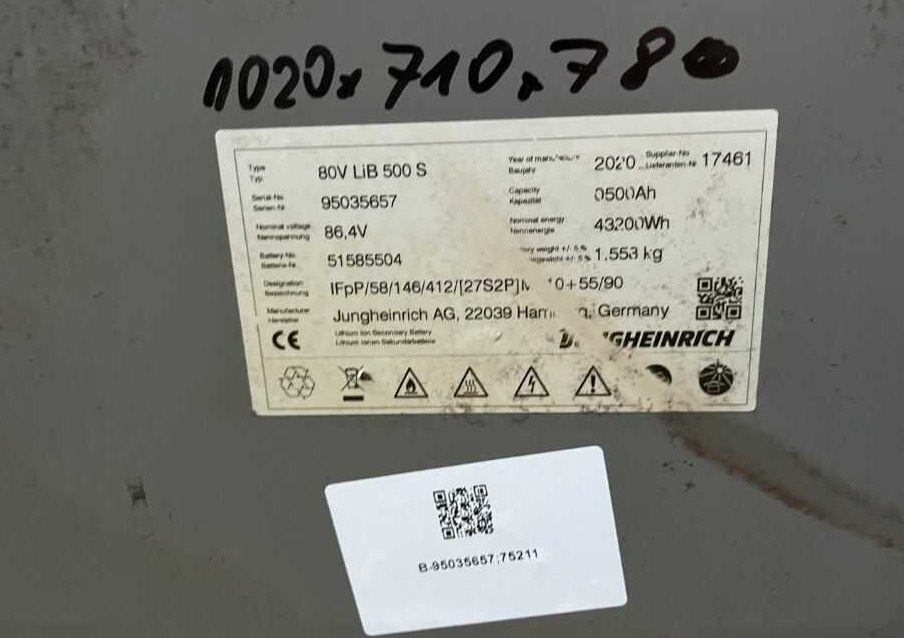 Jungheinrich EFG425k - Empilhadeira elétrica: foto 5 Jungheinrich EFG425k - Empilhadeira elétrica: foto 5