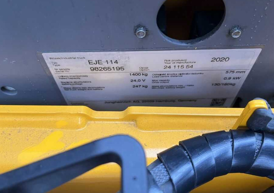 Jungheinrich EJE114 - Porta-palete: foto 4 Jungheinrich EJE114 - Porta-palete: foto 4