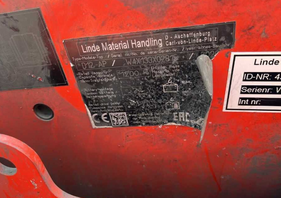 Linde D12AP - Stacker: foto 4 Linde D12AP - Stacker: foto 4