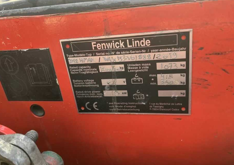 Linde D12AP - Stacker: foto 4 Linde D12AP - Stacker: foto 4