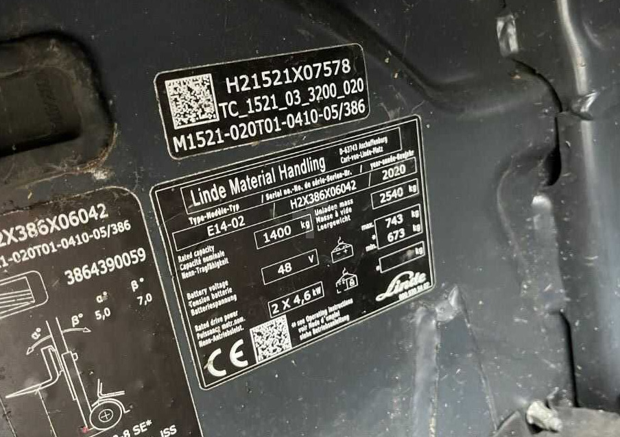 Linde E14-02 - Empilhadeira elétrica: foto 4 Linde E14-02 - Empilhadeira elétrica: foto 4