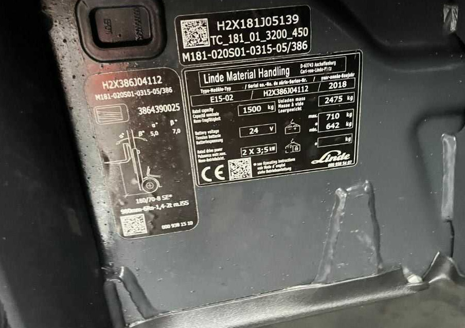 Linde E15-02 - Empilhadeira elétrica: foto 4 Linde E15-02 - Empilhadeira elétrica: foto 4