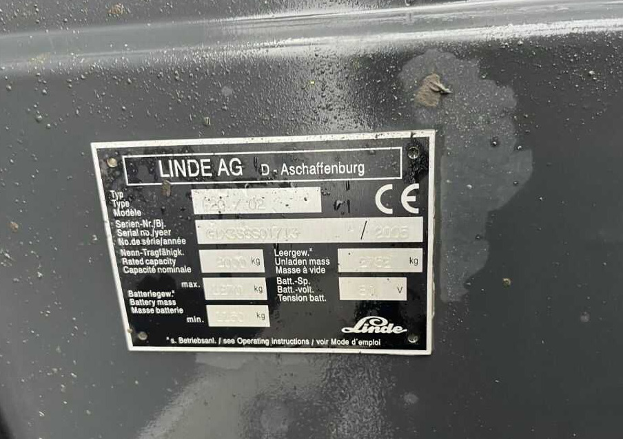Linde E20 - Empilhadeira elétrica: foto 4 Linde E20 - Empilhadeira elétrica: foto 4