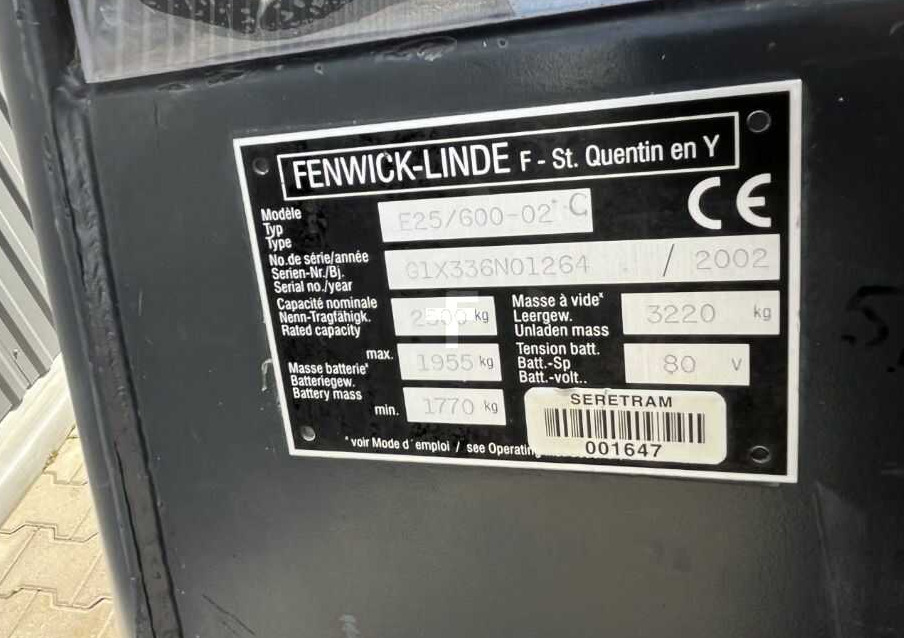 Linde E25 - Empilhadeira elétrica: foto 4 Linde E25 - Empilhadeira elétrica: foto 4