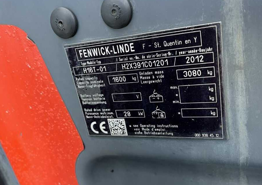 Linde H16T-01 - Empilhadeira a gás: foto 4 Linde H16T-01 - Empilhadeira a gás: foto 4
