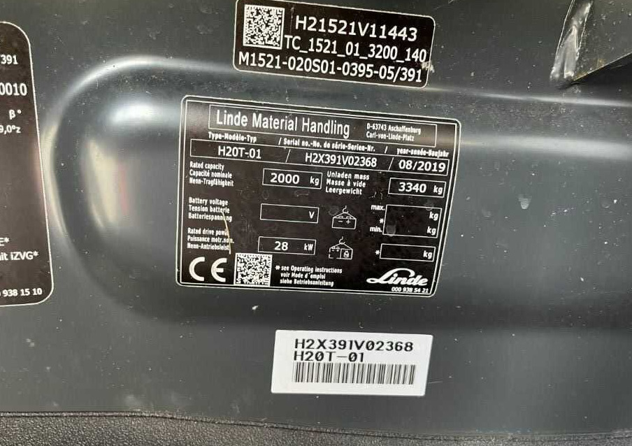 Linde H20T-01 - Empilhadeira a gás: foto 4 Linde H20T-01 - Empilhadeira a gás: foto 4