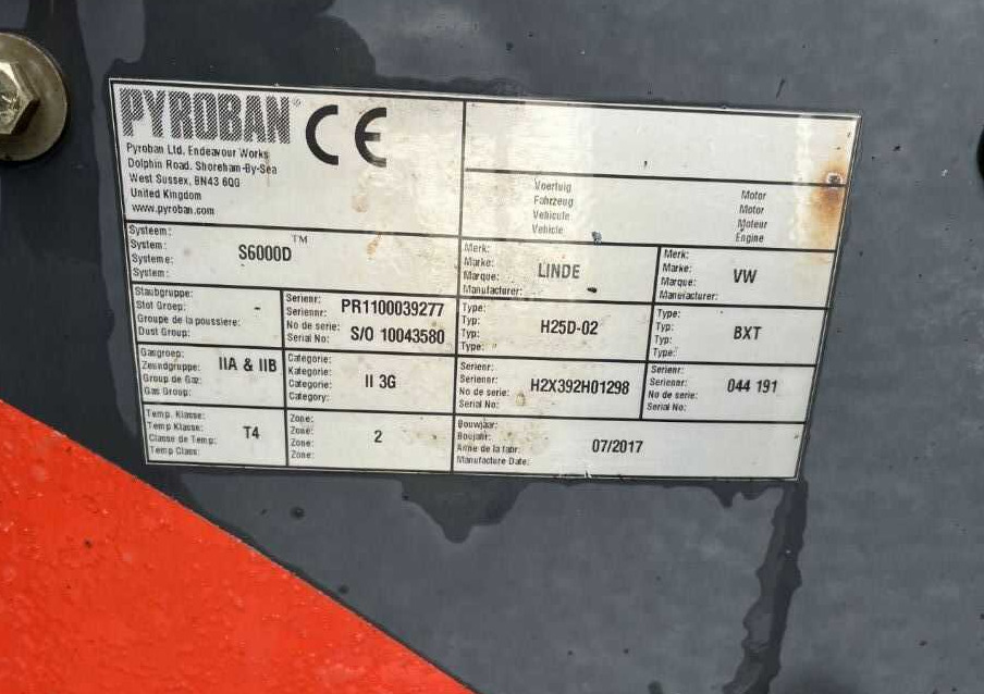 Linde H25D-02 - Empilhadeira a diesel: foto 5 Linde H25D-02 - Empilhadeira a diesel: foto 5