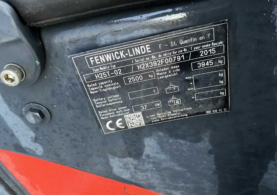 Linde H25T-01 - Empilhadeira a gás: foto 4 Linde H25T-01 - Empilhadeira a gás: foto 4