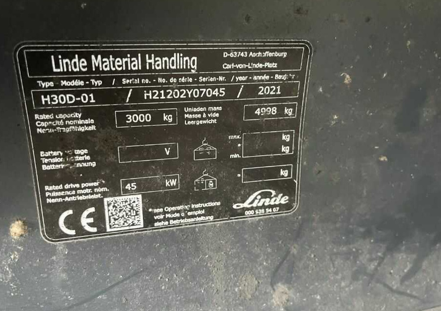 Linde H30D - Empilhadeira a diesel: foto 4 Linde H30D - Empilhadeira a diesel: foto 4