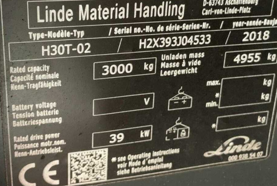 Linde H30T-02 - Empilhadeira a gás: foto 4 Linde H30T-02 - Empilhadeira a gás: foto 4