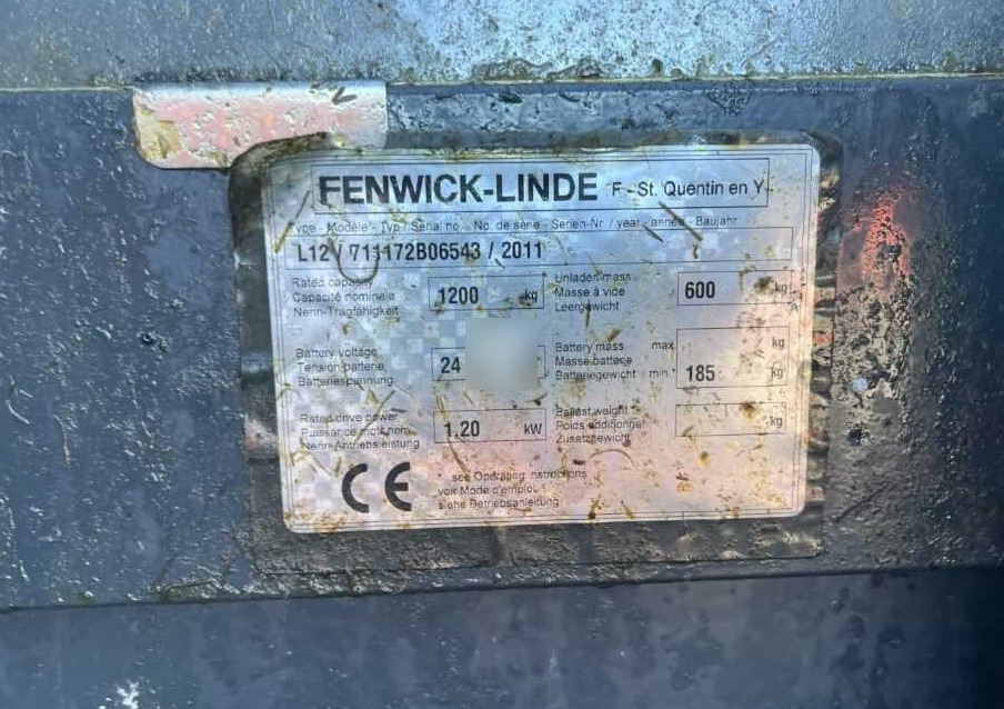 Linde L12 - Stacker: foto 4 Linde L12 - Stacker: foto 4