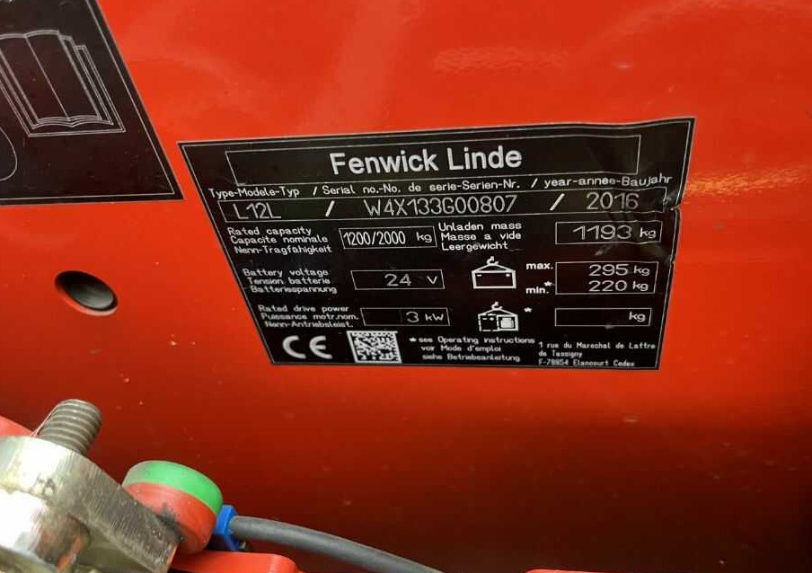 Linde L12L - Stacker: foto 4 Linde L12L - Stacker: foto 4