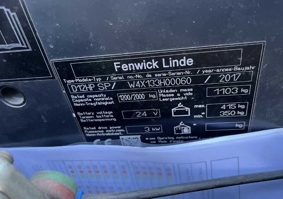 Linde L12LHP - Stacker: foto 4 Linde L12LHP - Stacker: foto 4