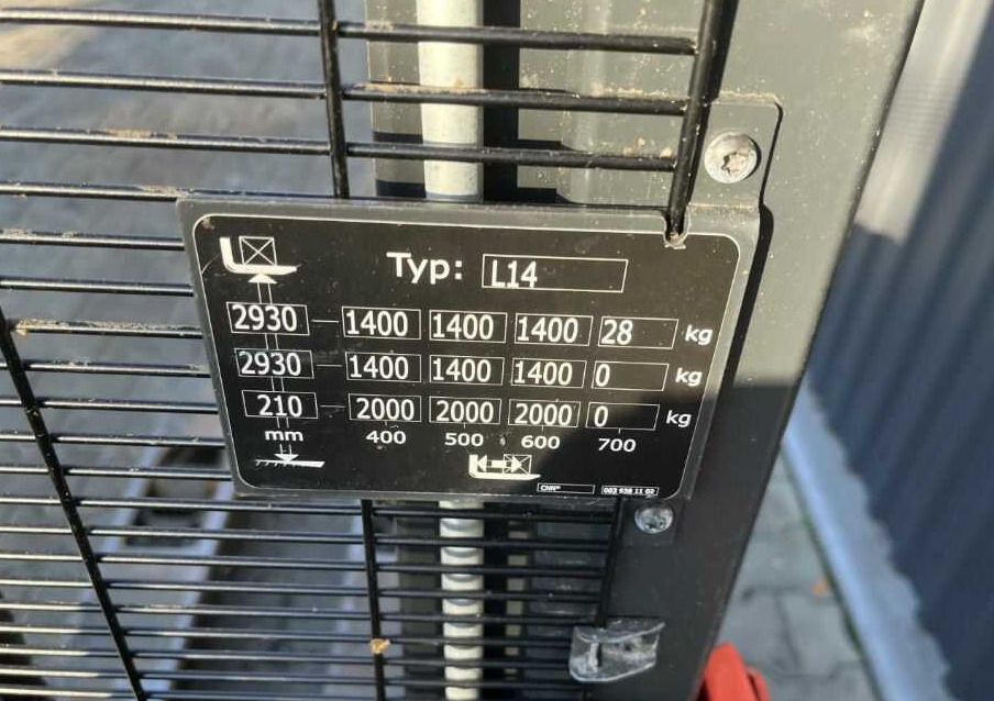 Linde L14 - Stacker: foto 5 Linde L14 - Stacker: foto 5