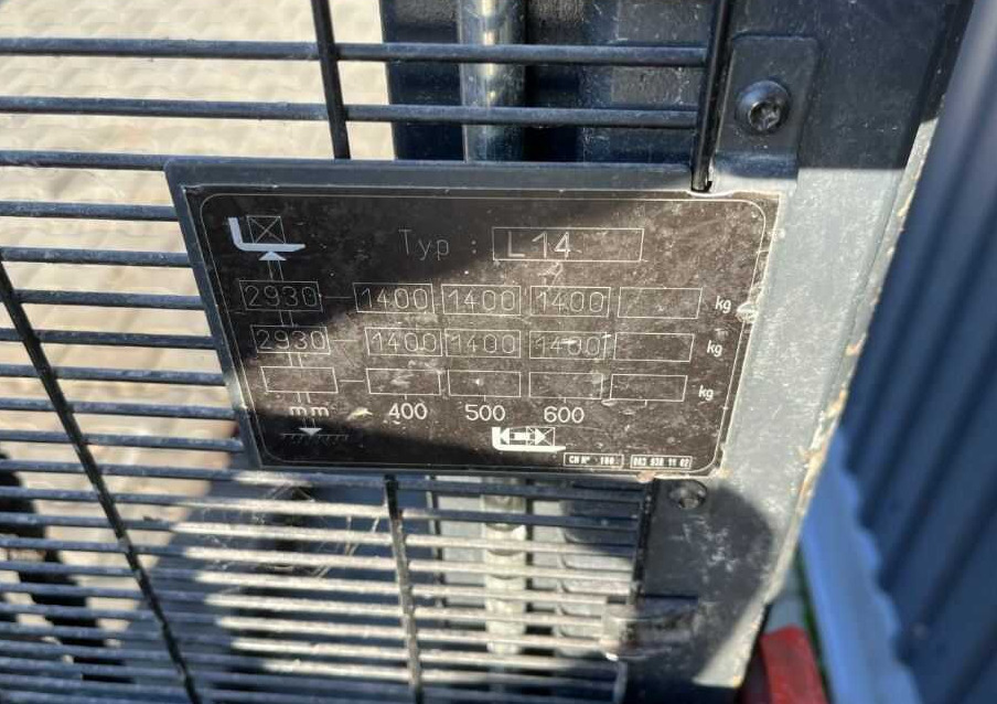 Linde L14 - Stacker: foto 5 Linde L14 - Stacker: foto 5