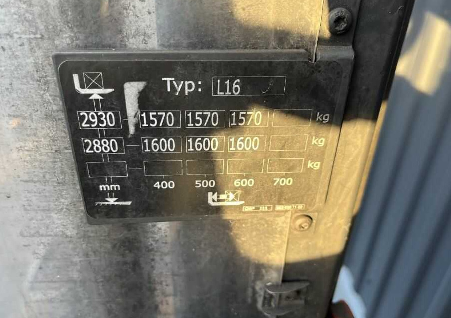 Linde L16 - Stacker: foto 5 Linde L16 - Stacker: foto 5