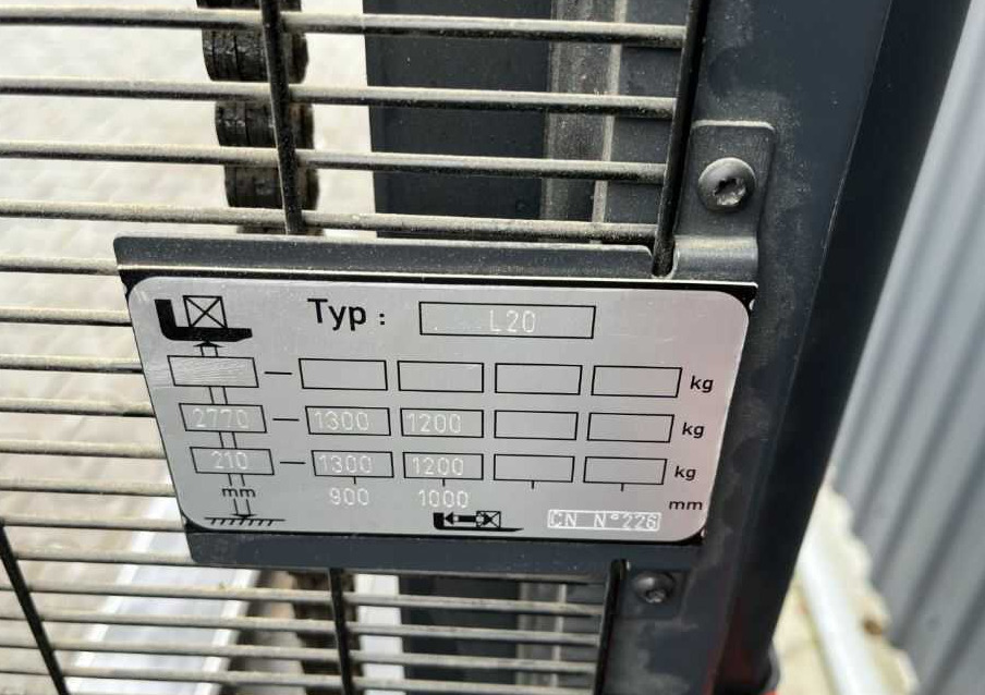 Linde L20 - Stacker: foto 5 Linde L20 - Stacker: foto 5