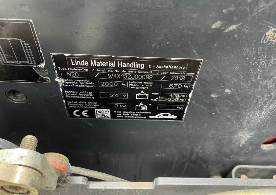 Linde N20 - Order-picker: foto 4 Linde N20 - Order-picker: foto 4