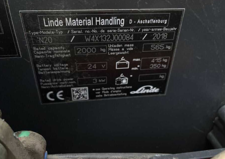 Linde N20 - Order-picker: foto 4 Linde N20 - Order-picker: foto 4