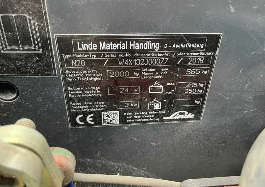 Linde N20 - Order-picker: foto 4 Linde N20 - Order-picker: foto 4